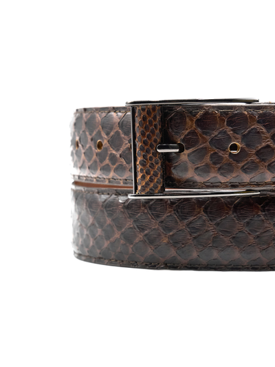 Ремень мужской 38 мм PY-kk-0005 из змеиной кожи 2