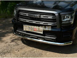 Защита передняя нижняя (с ДХО) 76,1 мм ТСС для Haval H5 2024-