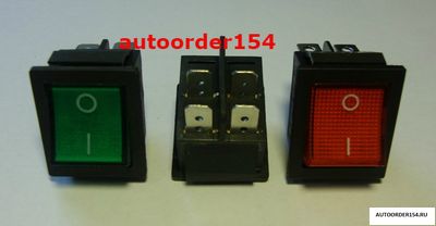 Выключатель клавиша "широкая" (2 положения) 03000086