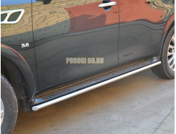 Защита штатного порога	 d42 для Infiniti QX80