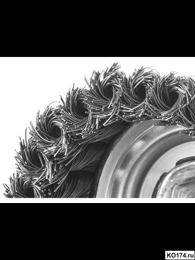 Щетка чашечная крученая для УШМ 65мм М14