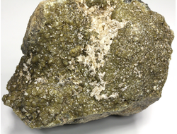 Гранат зеленый (Андрадит) на породе, Россия, Дальнегорск (84*65*60 мм, 500 г) №26879