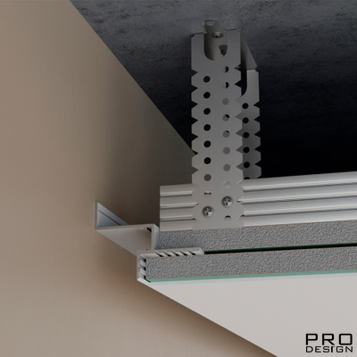 Парящий потолочный профиль Pro Design Gipps 602 Белый