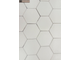 Декоративная облицовочная плитка гексагон Kamastone Соты 1051 супербелый
