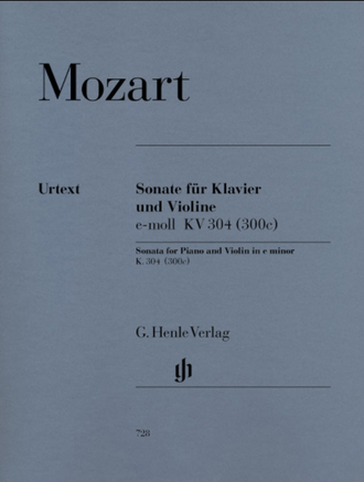 Mozart Violin Sonata in e minor K. 304 (300c)