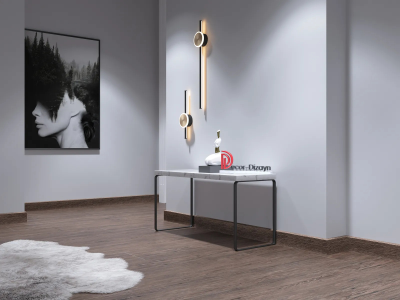 Напольный плинтус Decor-Dizayn 706-92SH, влагостойкий, ударопрочный, 2,4 метра