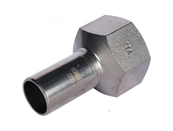 Вставка ROMMER переходная НПр-ВР, 22х1, из нержавеющей стали прессовой