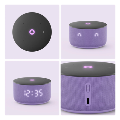 Умная колонка Яндекс Станция Мини 3 с Алисой на YaGPT, лиловый, 12 Вт