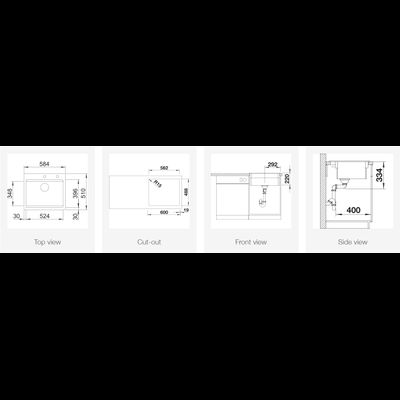 Мойка Blanco ETAGON 6 PuraPlus 525161