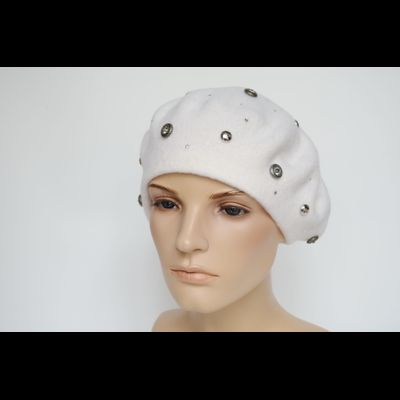 Берет Vizio Италия 3633 фетровый белый