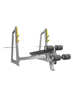Скамья-стойка для жима под углом вниз DHZ FITNESS (Olympic Decline Bench)
