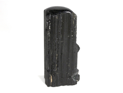 Турмалин чёрный шерл, кристалл стоячий, полированная верхушка, Бразилия (58*24*14 мм, 45 г) №29741