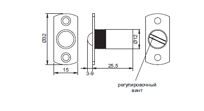 ID-028 шлиф. Шарик фиксатор
