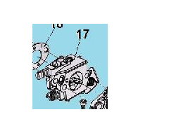 17 YD3800-18200 Карбюратор бензопилы CHAMPION 237, 241