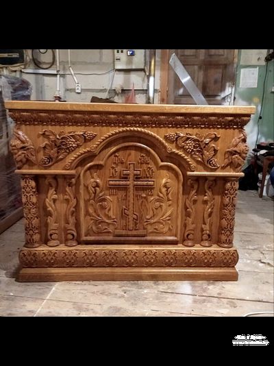 Резная риза для престола на ЧПУ