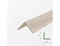 УГОЛ ДЕКОРАТИВНЫЙ 10Х10 УП 01-27.2700.501Л СЕРЕБРО (матовый)
