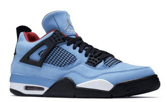 Nike Air Jordan Retro 4 ‘CACTUS JACK’ (Синие) фото