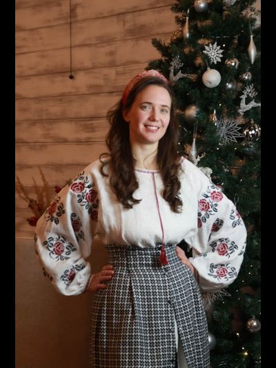 Платье рубаха "Розы"