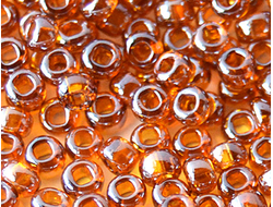 БИСЕР PRECIOSA 10/0 - 50г - 16090 ПРОЗРАЧНЫЙ БЛЕСТЯЩИЙ ЯНТАРНЫЙ