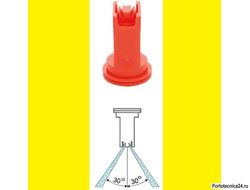 Распылитель Geoline EZK TWIN 110-02 желт. (пластм.) с подачей воздуха