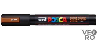 Акриловый Маркер Uni POSCA PC-5M 1,8-2,5мм, овальный наконечник, бронзовый