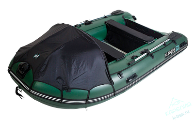 Лодка ПВХ Gladiator Professional D370AL с алюминиевым полом