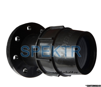 Муфта фланцевая для полиэтиленовых труб Unidelta D 110 x 4" фланцевое ...