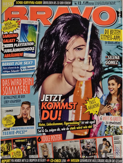 Bravo Magazine Issue 12 2015 Selena Gomez, Ariana Grande, Julien Bam, Lena, Marco Reus, Sasha & Paola, Iggy, Pitch Perfect 2, Fast & Furious