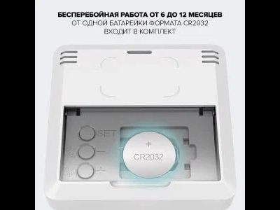 Метеостанция Xiaomi MIIIW Mute Thermometer And Hygrometer Clock S210 MW22S06