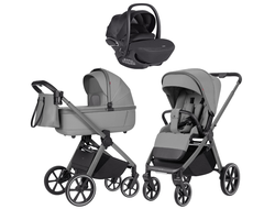 Коляска 3в1 Carrello Omega Deluxe Cliff Grey (Vega)