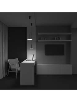 Подвесной светильник Plato, P076PL-L12W3K-B