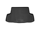 Коврик в багажник пластиковый (черный) для Chevrolet Aveo sd (06-12)  (Борт 4см)