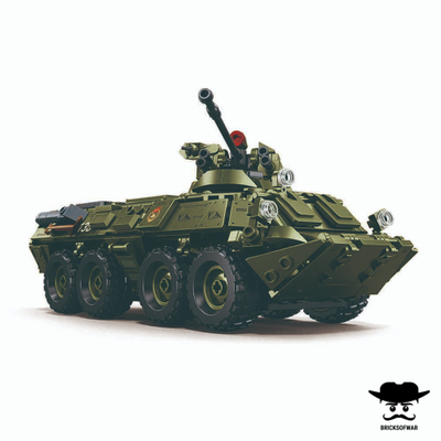 Конструктор SLUBAN M38-B1251 серия Армия. Российский бронетранспортер БТР