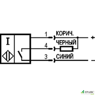 Индуктивный датчик ISN FC2A-31N-4-LS4-C