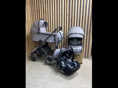 Детская коляска 3 в 1 Luxmom 777 Серый