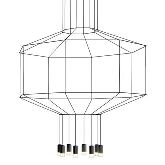 Vibia Wireflow 0299 Octagonal Square Pendan Light