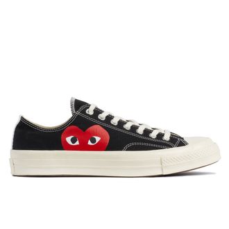 КЕДЫ CONVERSE PLAY COMME DES GARCONS черные фото