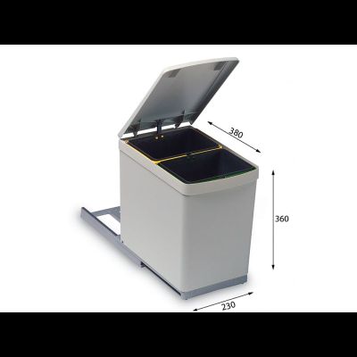 Система сортировки мусора ALBIO 10 2X7,5 L