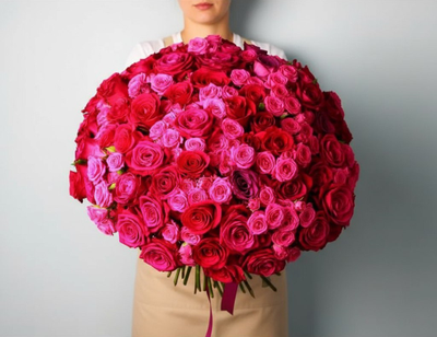 Моно букет цветов № 416