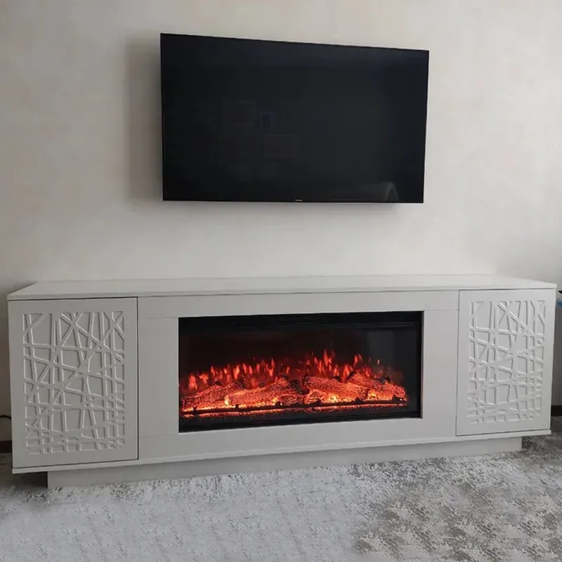 Линейный электрический камин Майами
