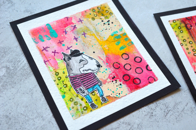 ФП штамп "Бультерьер морской волк"