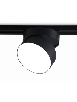 Трековый однофазный светодиодный светильник GL 6879 BK черный LED 16W 4200K D115*90
