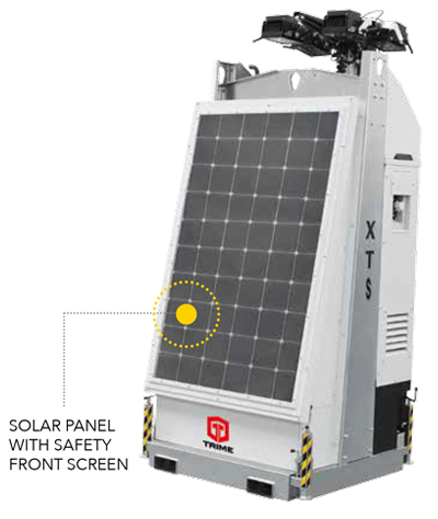 TRIME X-TS гибридная осветительная вышка с солнечными батареями