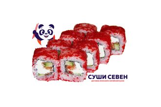 Лосось, свежий огурчик , сливочный сыр, икра масаго.  230 гр.
