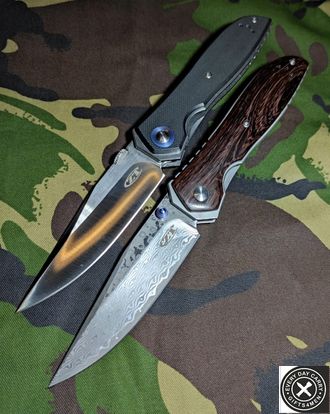 Складной нож Zero Tolerance ZT0640 Damascus-wood