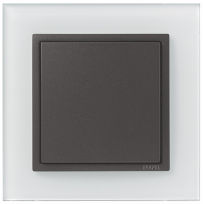 Клавиша для одноклавишного выключателя, серая, Logus 90 - Efapel 90601 TIS