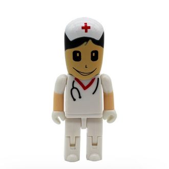 Флешка медсестра белая (USB 2.0/3.0)