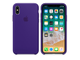Чехол - накладка силиконовый Apple Silicone Case для iPhone Xs/X ультрафиолет