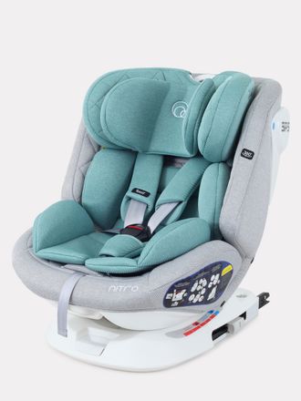 Автокресло 0-36 кг Rant Nitro Isofix 0+ 1-2-3 Grey/Mint