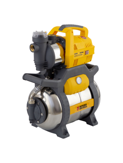 Насосная станция PSХ950X, Х-Pro, 950 Вт, 3300 л/ч, ресивер 24 л, подъем 38 м, нержавейка Denzel